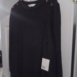 LC Lauren Conrad Black Crew Neck Sweater